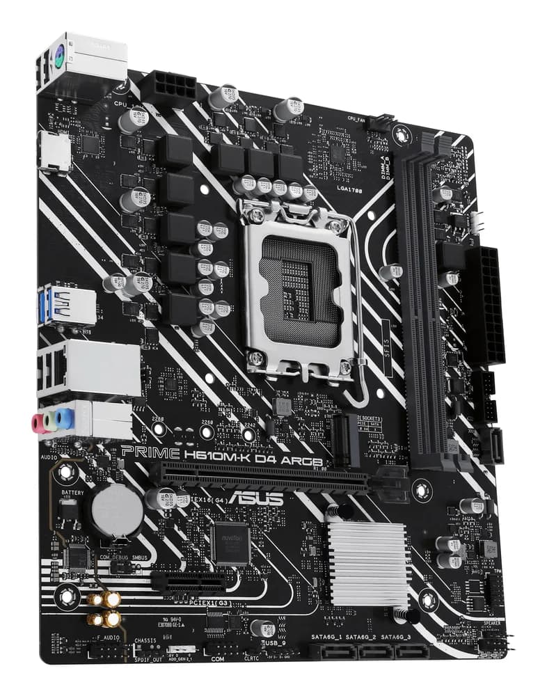 ASUS PRIME H610M-K D4 ARGB LGA1700 1xHDMI "PRIME H610M-K D4 ARGB" — miniatură