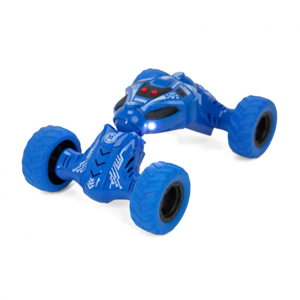 MASINA OFF-ROAD CU LUMINI SI SUNETE, MOMKI, ALBASTRU — miniatură