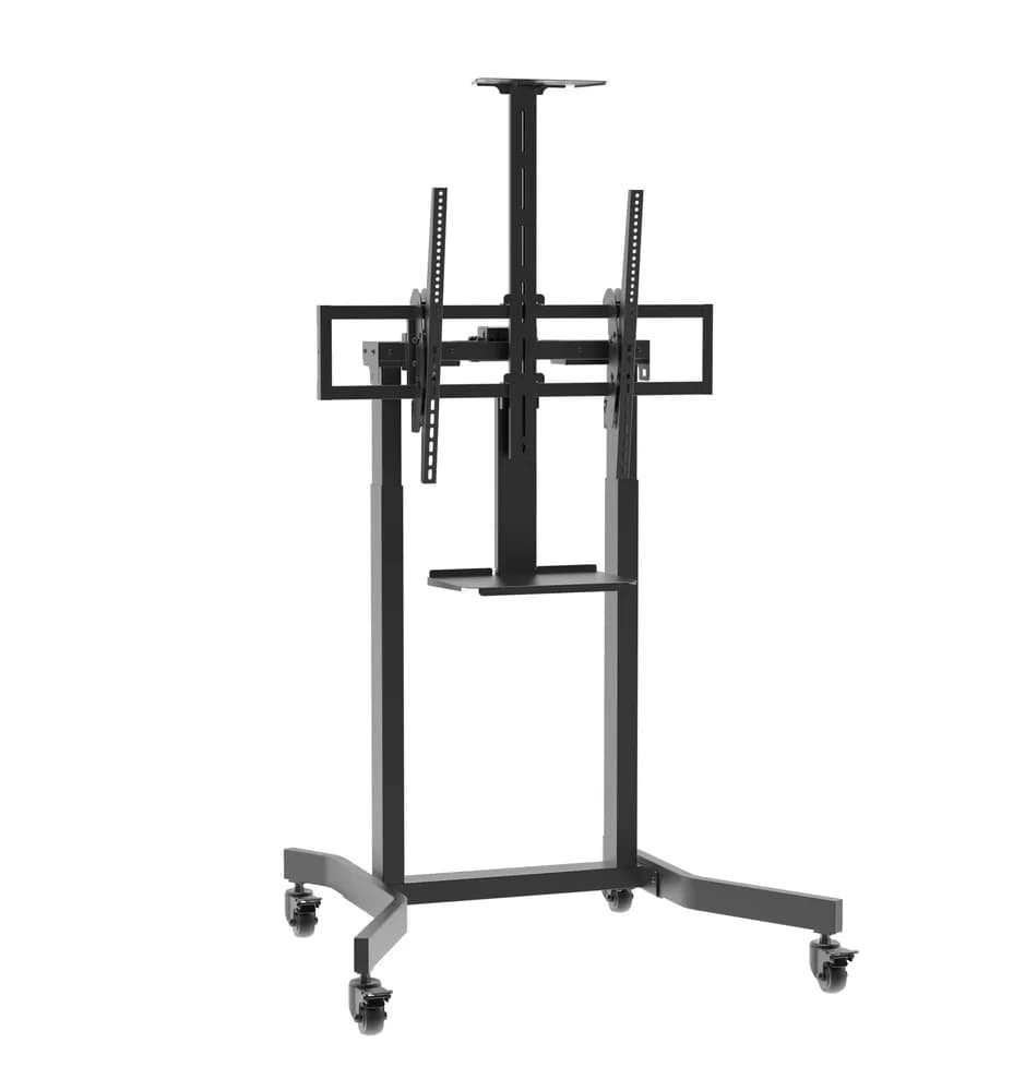 Stand TV mobil motorizat, Blackmount T180, 55"-100", reglabil pe inaltime, max.120kg, otel, negru
