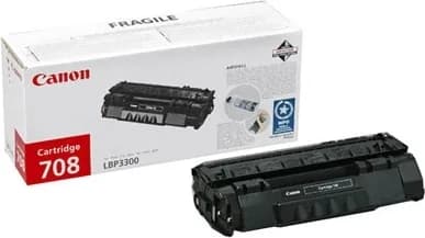 Toner Original Canon Black, CRG-708, pentru LBP-3300|LBP-3360, 2.5K, "CR0266B002AA"