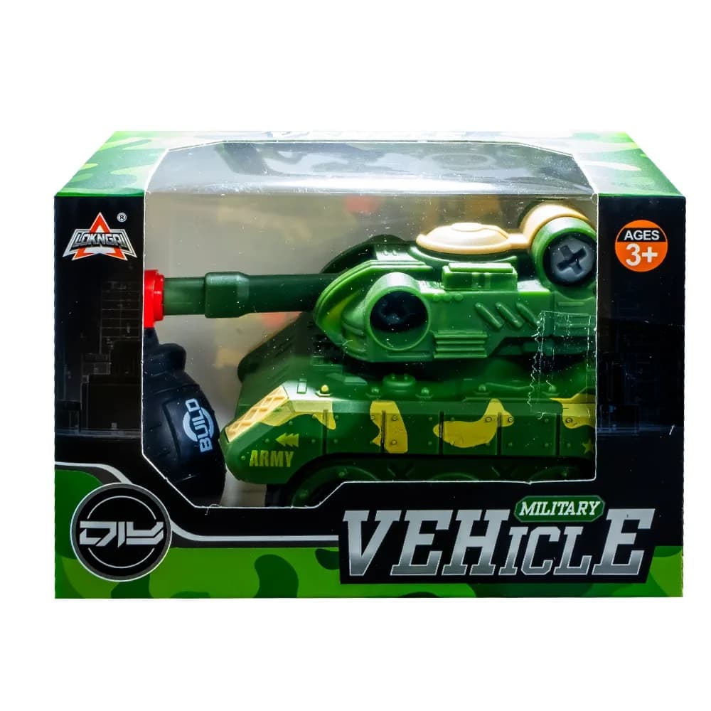 Masinute Armata, demontabile, 12 buc/set — miniatură