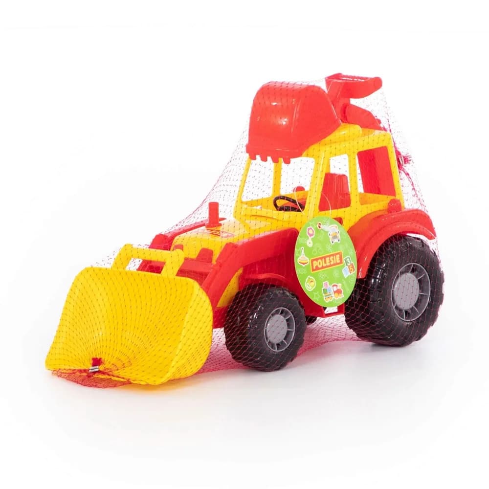 Tractor-excavator - Altay, 37x17x22 cm, Polesie — miniatură