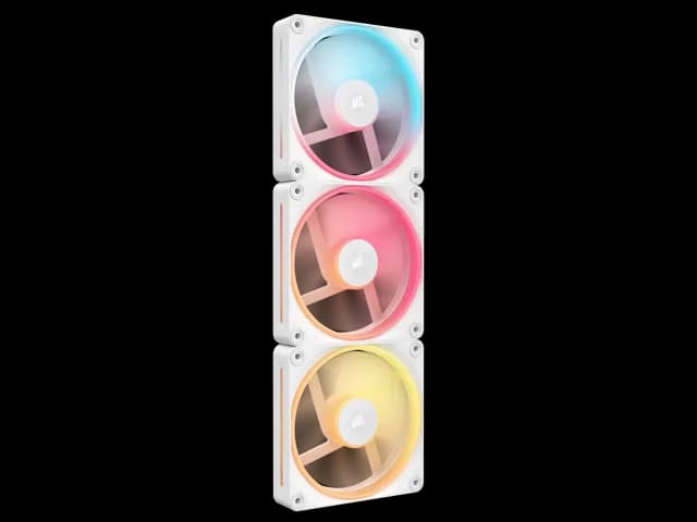 Ventilator Carcasa CORSAIR iCUE LINK LX120-R RGB, 12 cm, 2400 RPM, 3 ventilatoare, RGB — miniatură