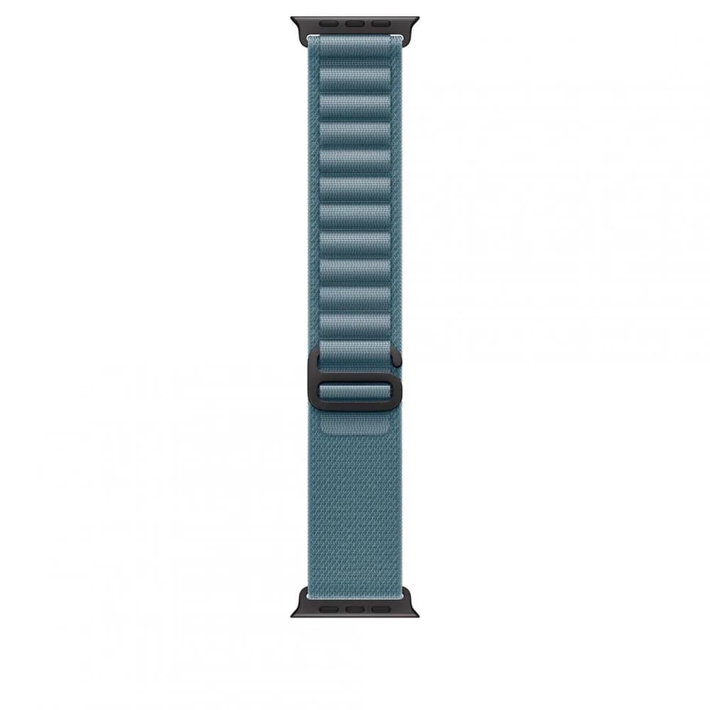 Curea pentru Apple Watch 49mm Light Blue Alpine Loop - Large - Black Titanium Finish
