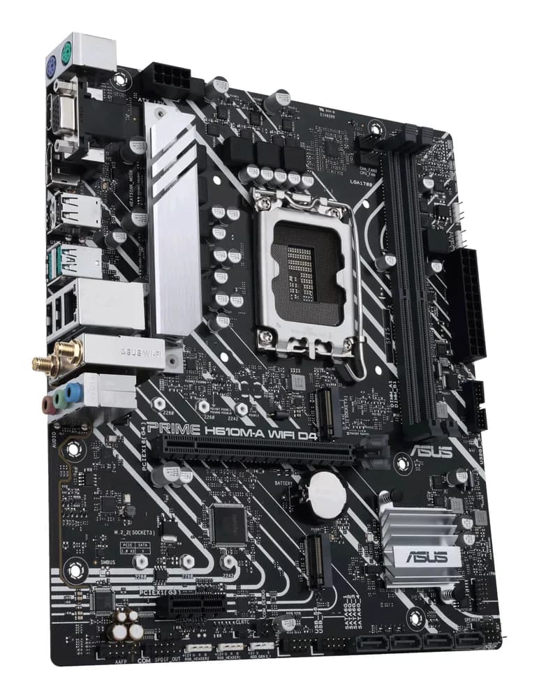 Placa de baza MB ASUS Intel 1700 PRIME H610M-A WIFI D4 "90MB1C80-M0EAY1" — miniatură