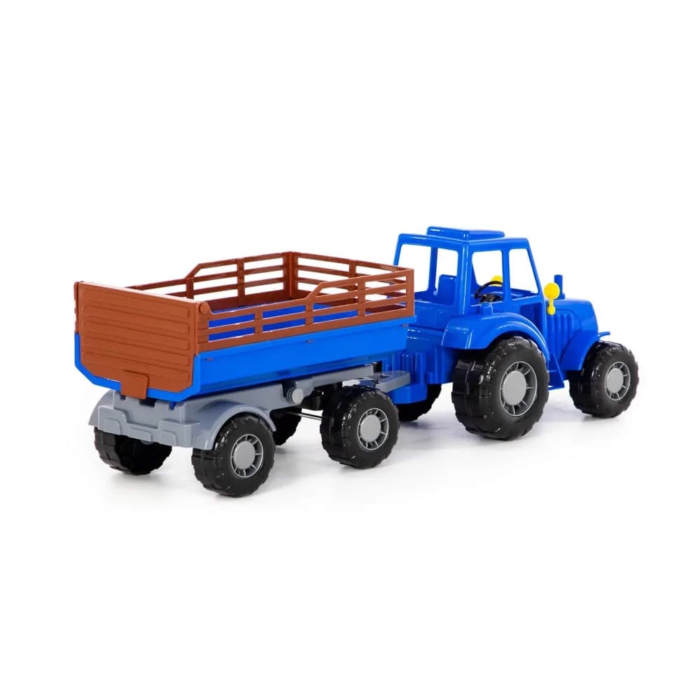 Tractor cu remorca, Altay, 57x17x18 cm, Polesie — miniatură
