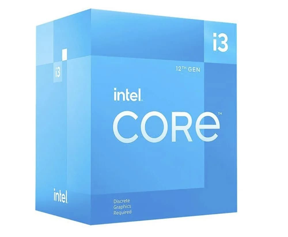 CPU INTEL i3-12100, skt LGA 1700, Core i3, frecventa 3.3 GHz, turbo 4.3 GHz, 4 nuclee, putere 60 W, "BX8071512100" — miniatură