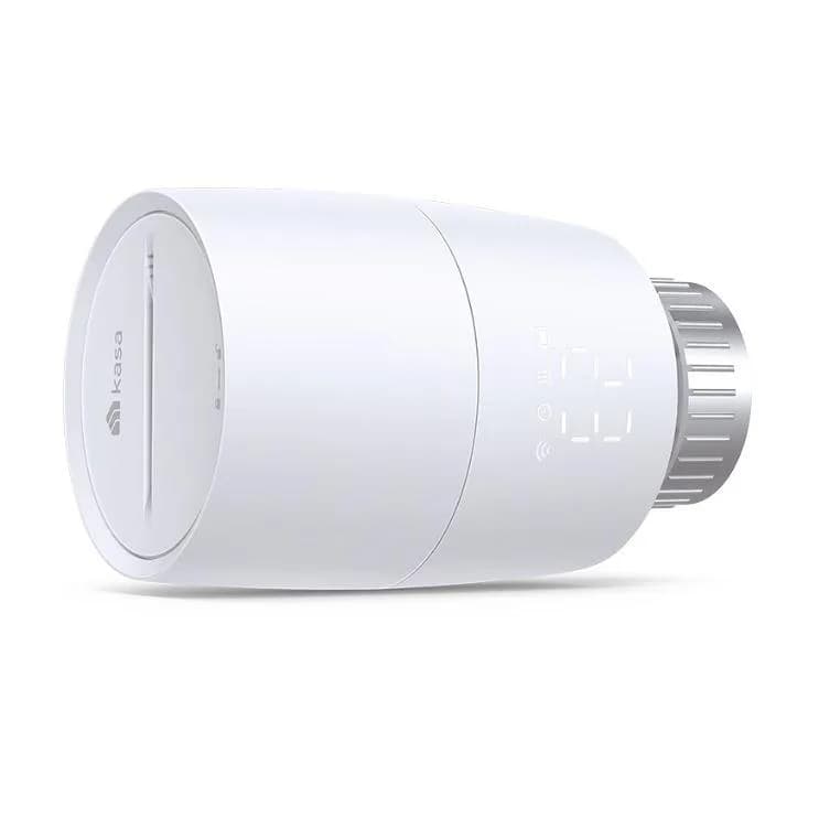 TP-LINK KE100, Termostat smart wireless pentru calorifer, 2.4 GHz Wi-Fi, 868 MHz, Android 5.0 sau mai recentă, iOS 10 sau mai recentă.