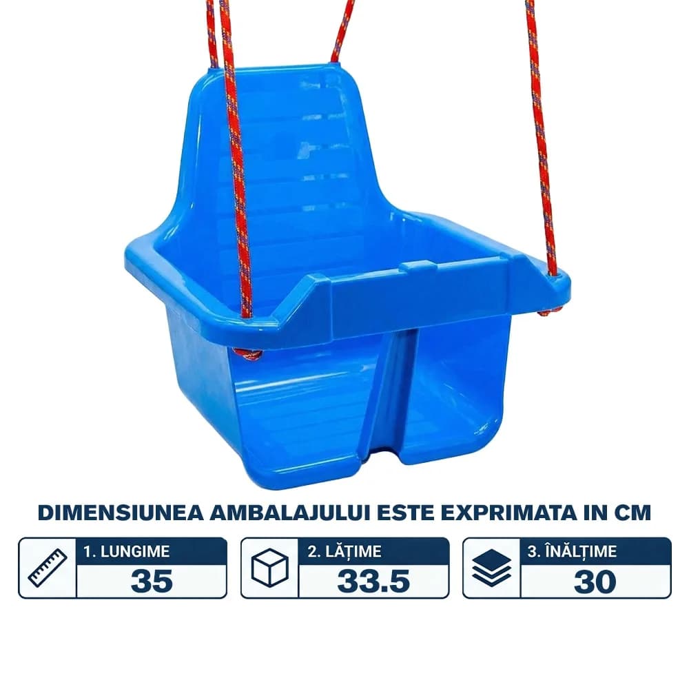 Leagan cu spatar, albastru - ROBENTOYS — miniatură