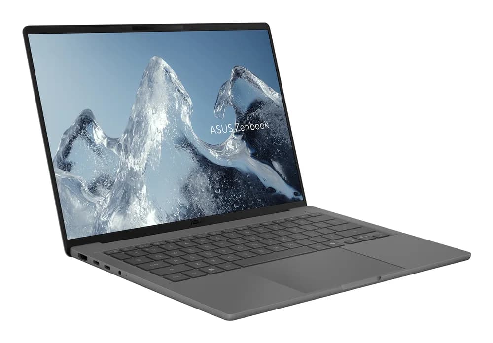 ASUS Zenbook A14 UX3407NA-QD099W Qualcomm Snapdragon X2 Elite 14inch WUXGA OLED 32GB LPDDR5X 1TB SSD W11H 3Y Iceland Gray "UX3407NA-QD099W" — miniatură