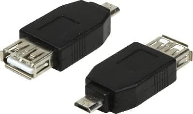 ADAPTOR LOGILINK, pt. smartphone, Micro-USB 2.0 (T) la USB 2.0 (M), negru, "AU0029"