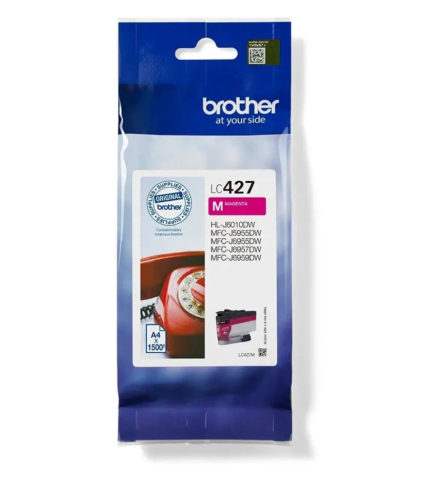 Cartus Cerneala Original Brother Magenta, LC427M, pentru MFC J5955|MFC J6955|MFC J6957, 1.5K, "LC427M"