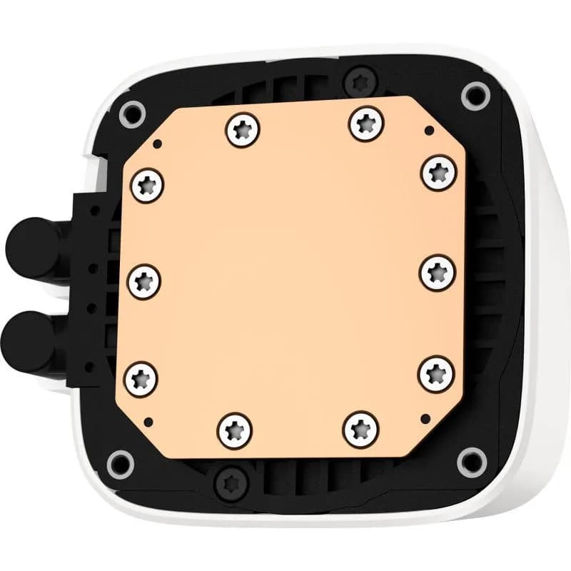 Cooler Procesor DeepCool LS520 WH, Lichid, 12 cm, 2 ventilatoare, aRGB — miniatură