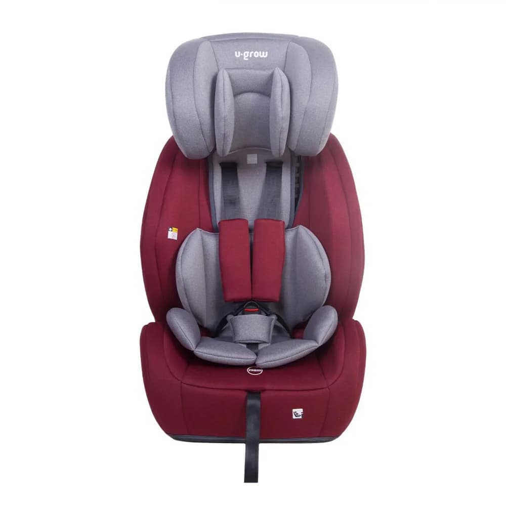 Scaun auto 76-150CM(15M-12Y), R129, isofix si top tether, rosu, U-Grow — miniatură