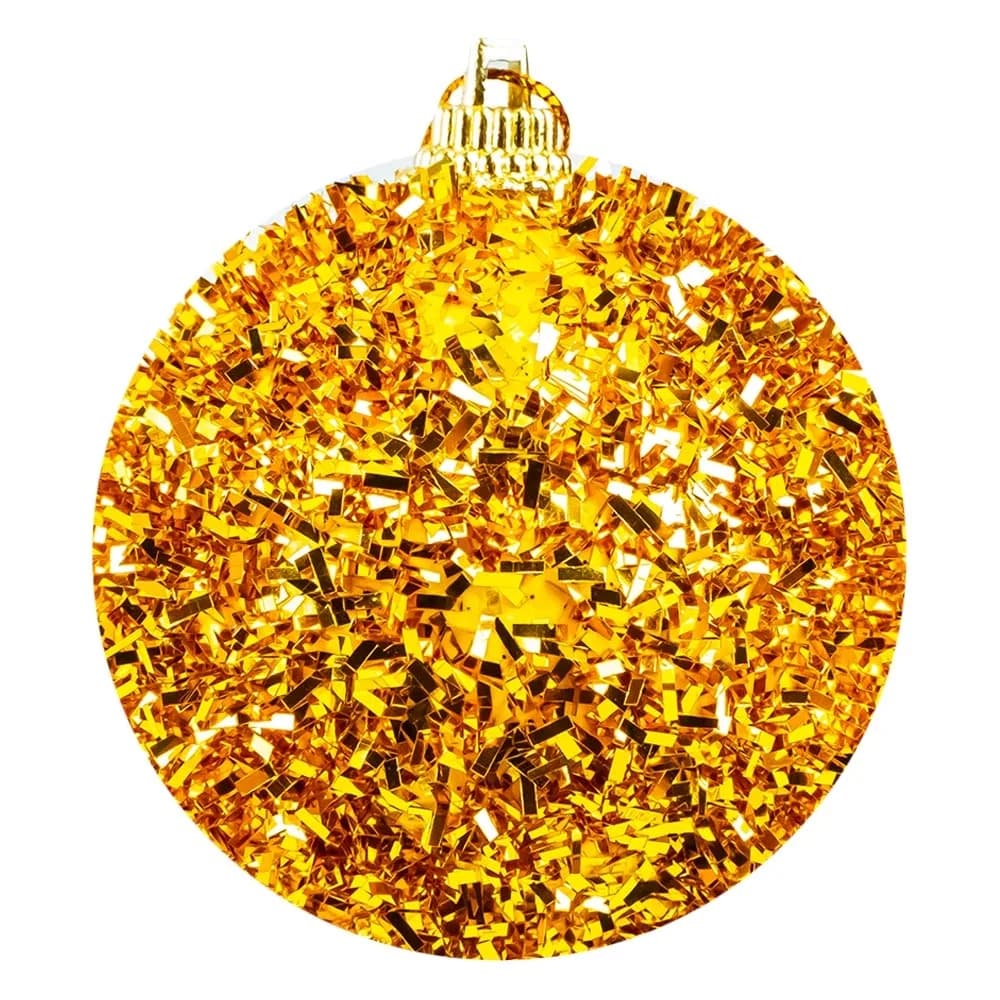 Globuri pom Craciun, Aurii, 26 buc/set — miniatură