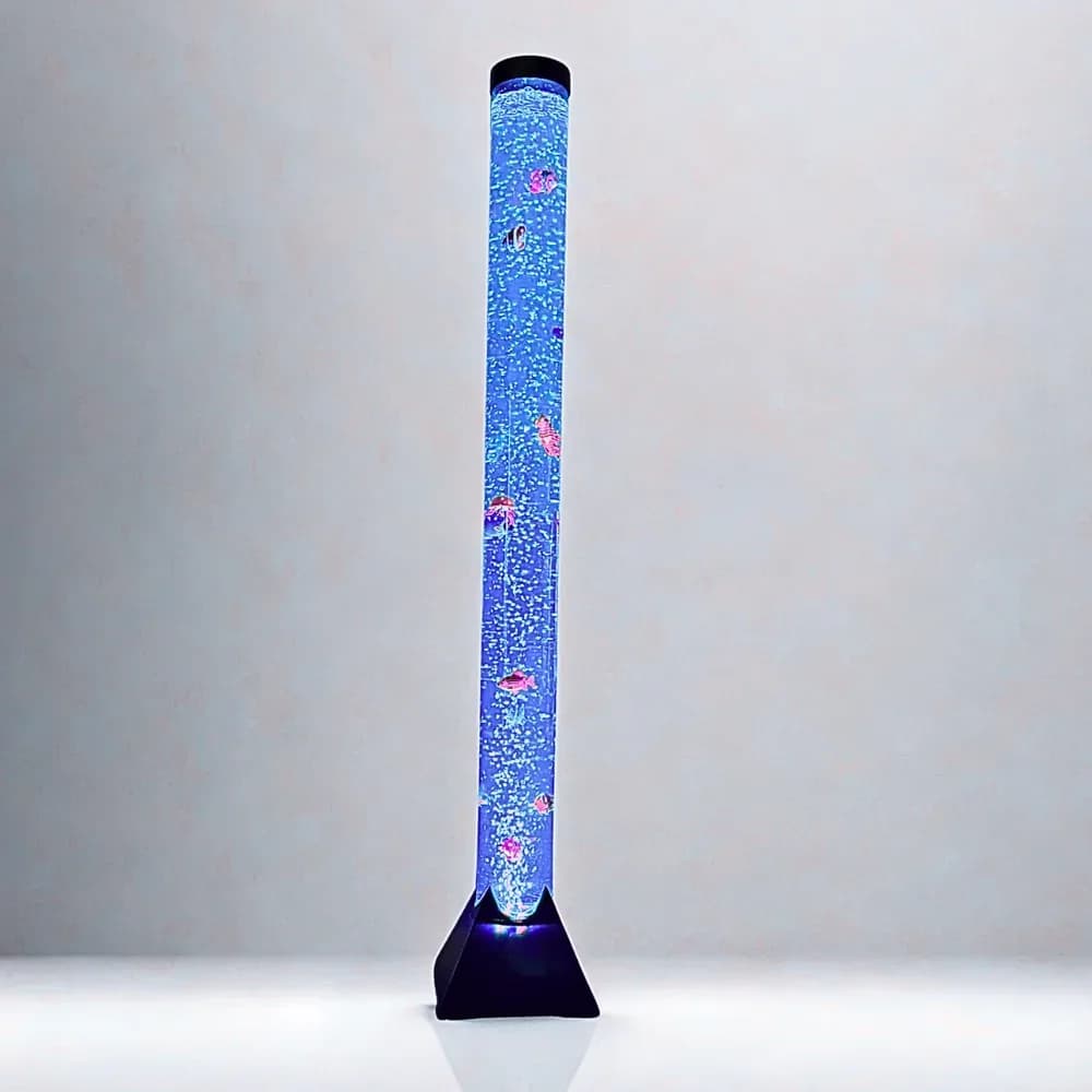 Tub cu Bule 120cm cu Telecomandă (Rotund cu Bază Pătrată Neagră) — miniatură