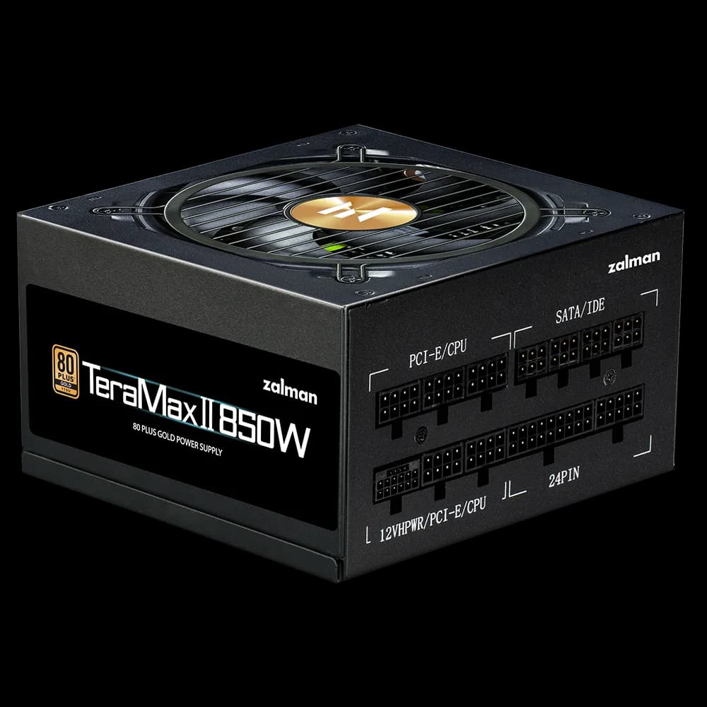SURSA Zalman "TMX2", 850W, certificare 80 Plus Gold, full modular, fan 120mm, negru, "ZM850-TMX2"