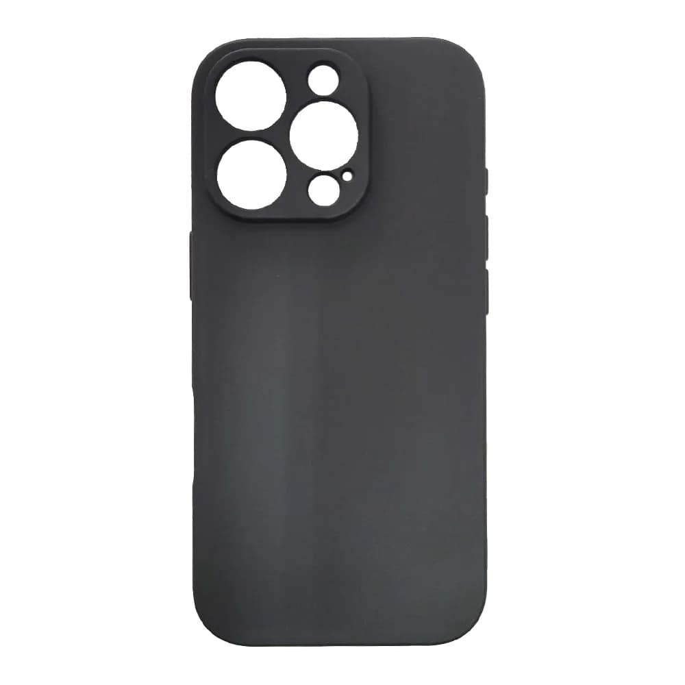 Husa Iphone 16 Pro Spacer, grosime 1.5mm, material flexibil TPU, negru "SPPC-AP-IP16P-TPU" — miniatură