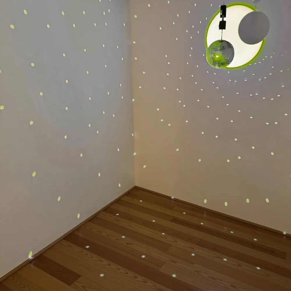 Glob Disco cu Oglinzi 16cm Diametru — miniatură