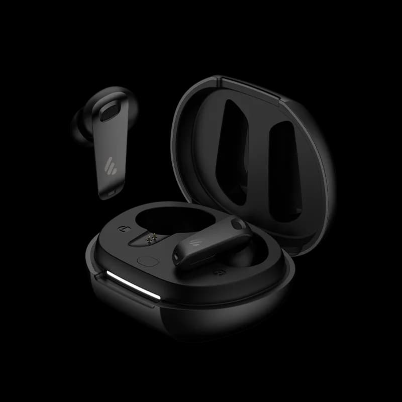 CASTI Edifier, wireless, intraauriculare - butoni, pt smartphone, microfon pe casca, conectare prin Bluetooth 5.4, negru, USB-C, ANC, IP54, "NEOBUDS-PLUS-BK"