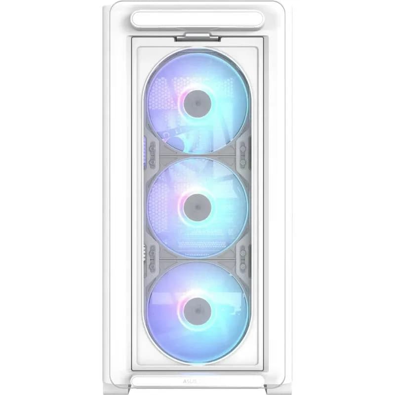 Carcasa ASUS A23 PLUS TG ARGB WHITE, RGB, Mid Tower, White — miniatură