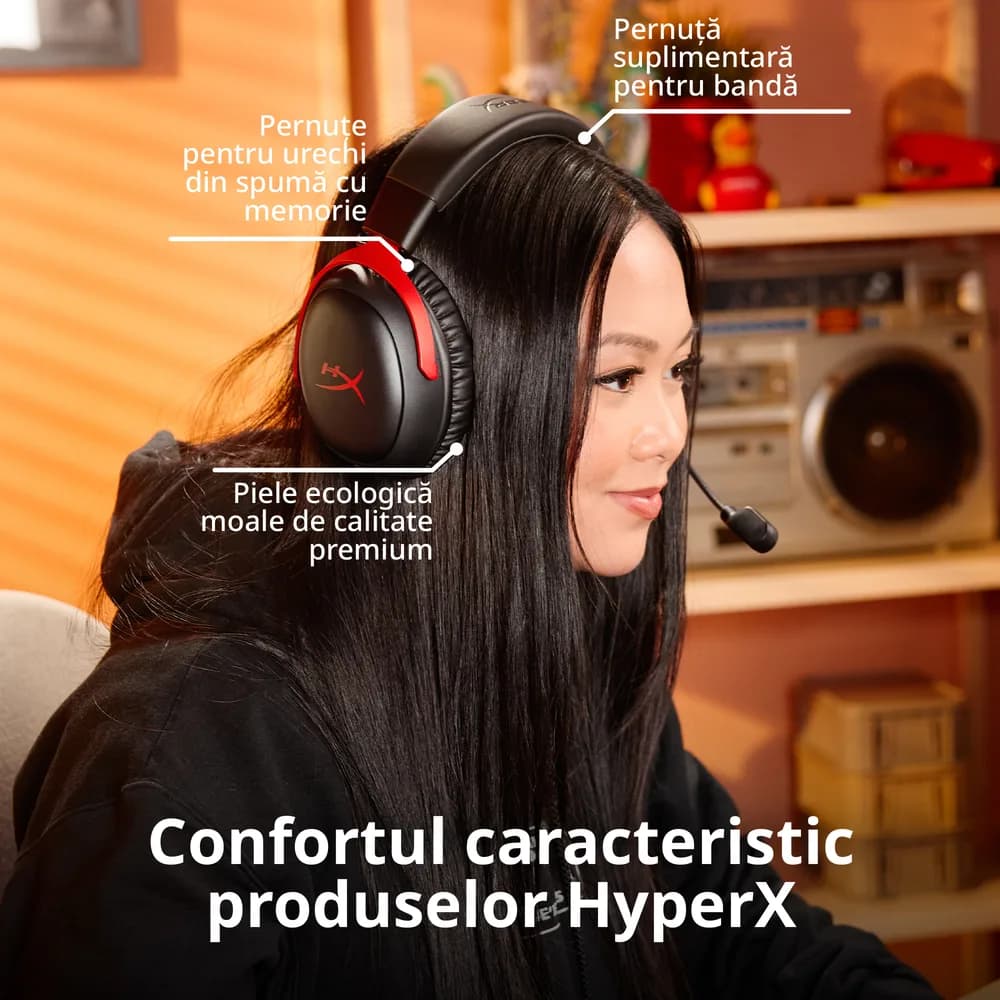 Casti HP HyperX Cloud III S WS,&nbsp;negru "A59YZAA" — miniatură