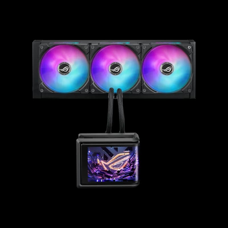 Cooler Procesor ASUS ROG Ryuo IV SLC 360 ARGB, Lichid, 12 cm, 3 ventilatoare, aRGB