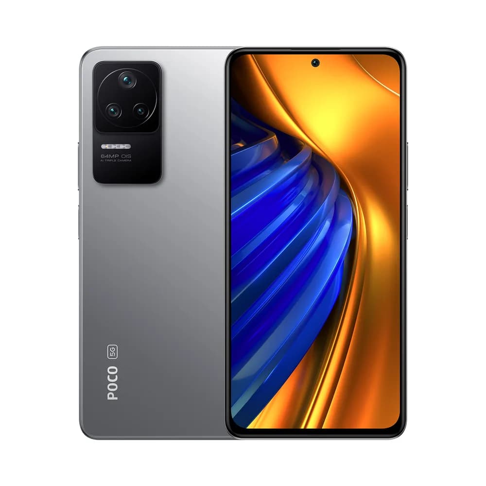 Smartphone Poco F4 128GB 6GB RAM 5G Dual SIM Moonlight Silver "MZB0BMUEU"
