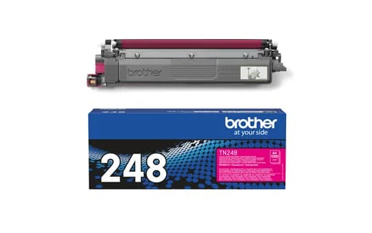 Toner Original Brother Magenta, TN248M, pentru HL-L3220|L3240|HL-L8230|L8240|DCP-L3520|DCP-L3560|MFC-L3740|MFC-L8340|MFC-L8390, 1K"TN248M"