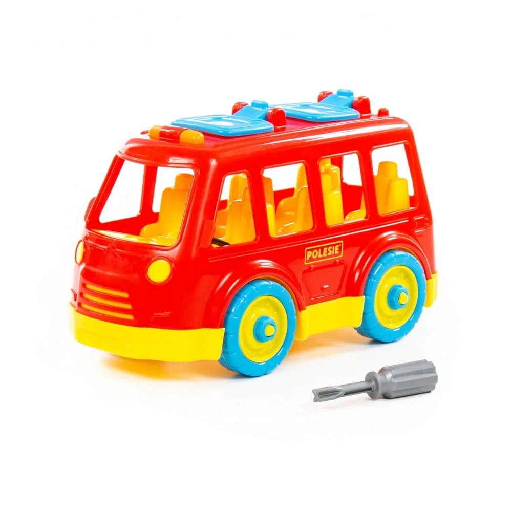 Autobuz demontabil, 26,5X14,5X15,5 cm, Polesie — miniatură