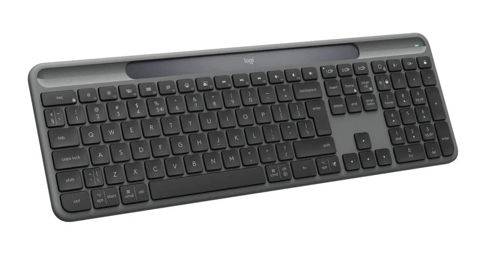 K980 Signature Slim Solar [US] Black-Grey "920-013764" — miniatură
