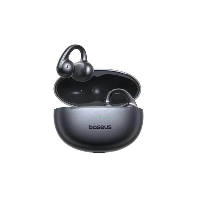 CASTI Baseus Bowie MC1 Pro Open-Ear True Wireless, on ear, pt smartphone, microfon pe casca, conectare prin Bluetooth 6.0, negru "A0102503" - 6932172694920 — miniatură