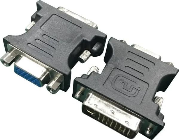 ADAPTOR video GEMBIRD, DVI-I DL (T) la VGA (M), black, "A-DVI-VGA-BK"