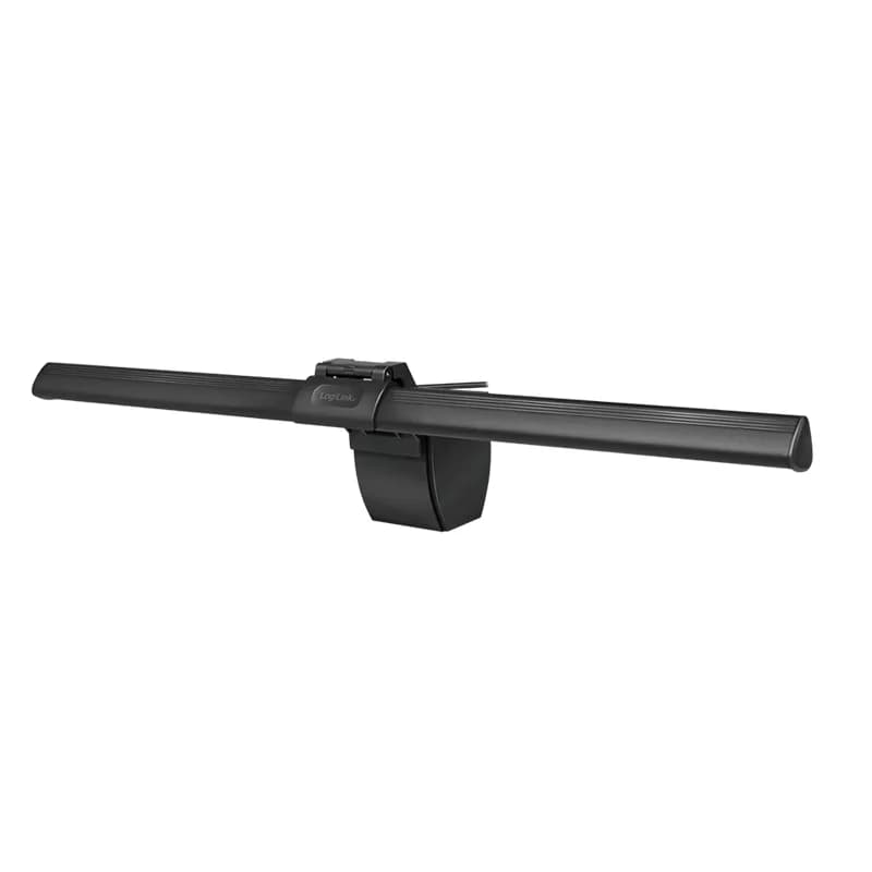 LAMPA LED Logilink, pt. birou, tip bar - se monteaza pe monitor, 3 temp. culoare, inclinare 120 grade, 5V/1A, alimentare USB-A, cablu 2.1m, negru, "UA0372" (include TV 0.18lei) — miniatură