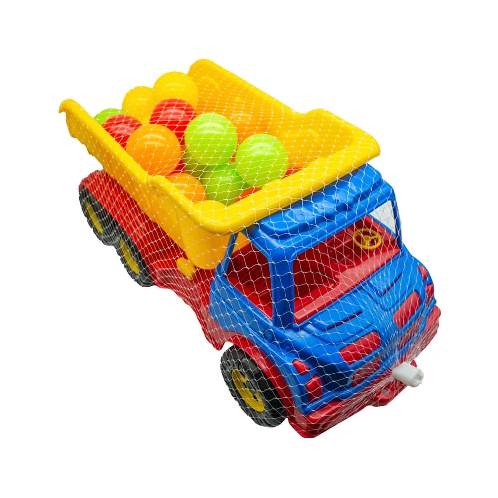Camion plastic 60 cm + mingiute - ROBENTOYS — miniatură