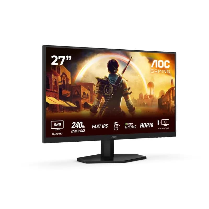 Monitor Consumer AOC Q27G42ZE, 27", 2560 x 1440 pixeli, Black, Red