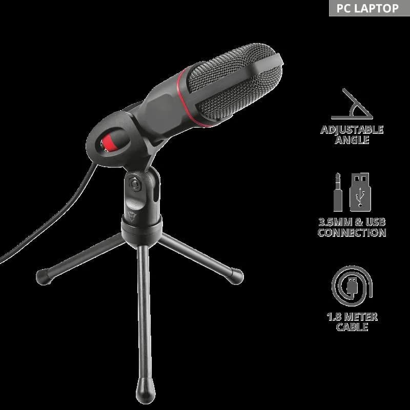 MICROFON Trust Trust GXT 212 Mico USB Mic, "TR-23791" — miniatură