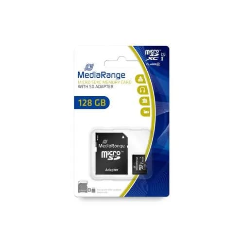 MediaRange Micro SDXC 128GB UHS-1 Class 10 with SD adapter "MR945"