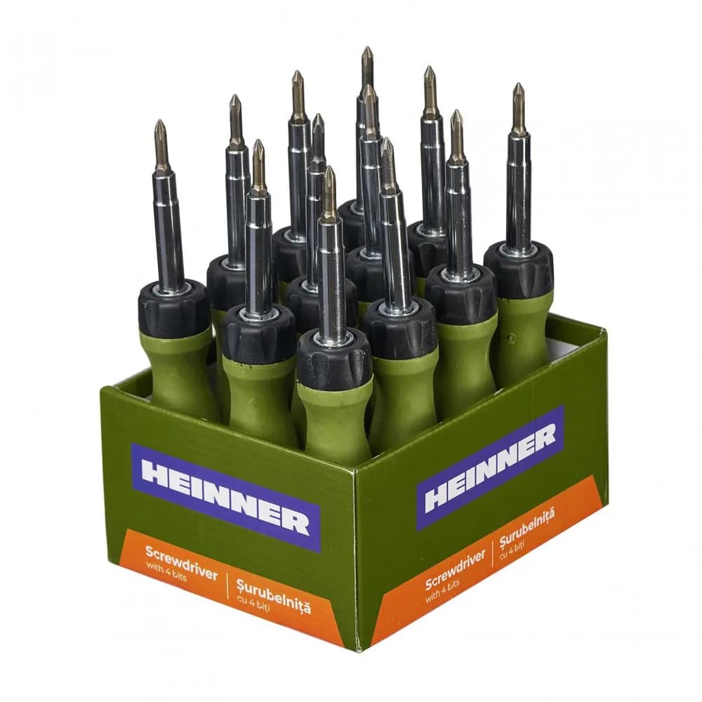 HEINNER SURUBELNITA CU 4 BITI 75MM — miniatură