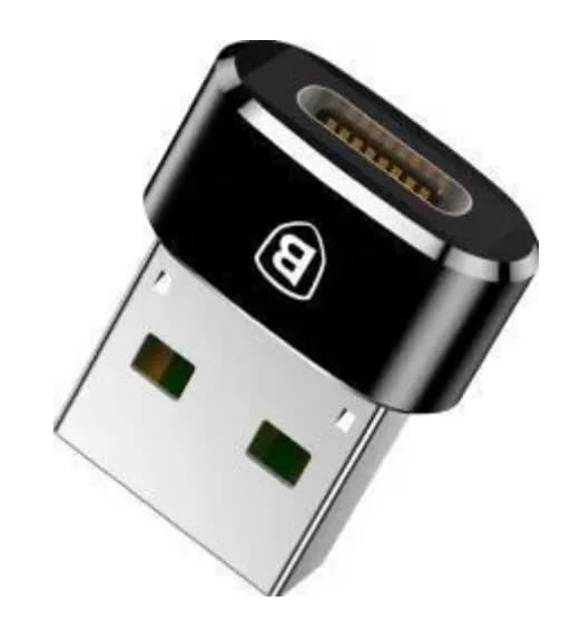 Adaptor Baseus Mini CAAOTG-01, negru — miniatură