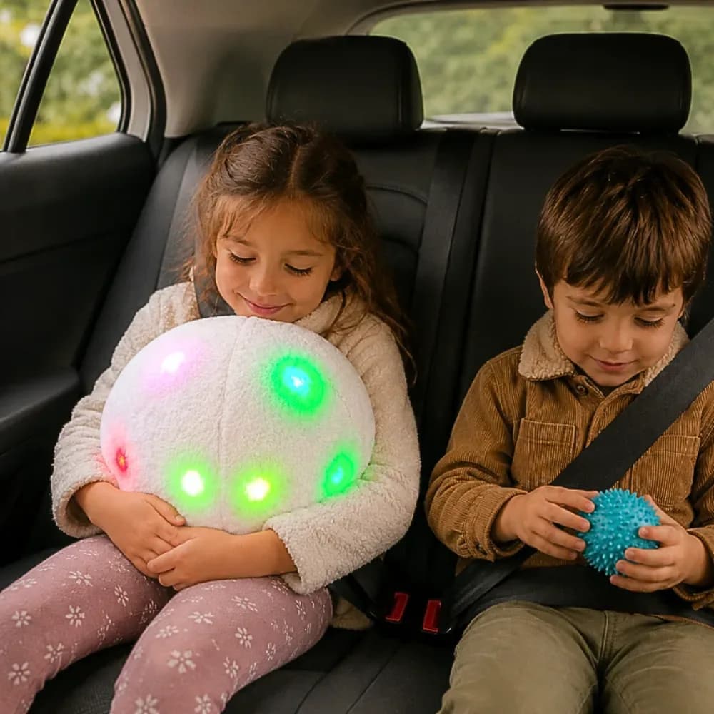 Pernă de Masaj LED – Alb