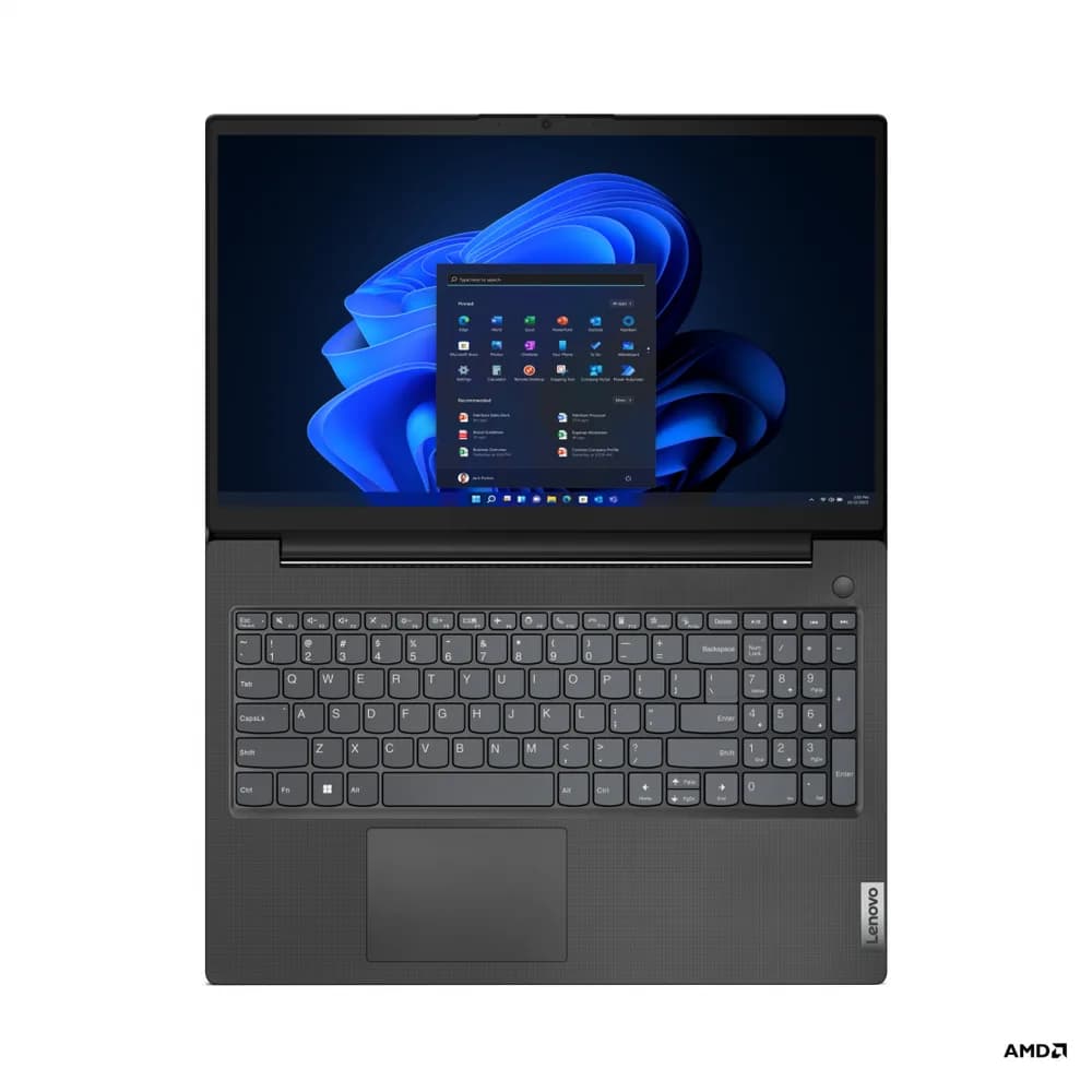 Laptop SMB Lenovo V15 G4 AMN, cu procesor AMD Ryzen 5 7520U, 15.6'' TN, 8 GB LPDDR5, 512 GB, AMD Radeon 610M, Fara OS — miniatură