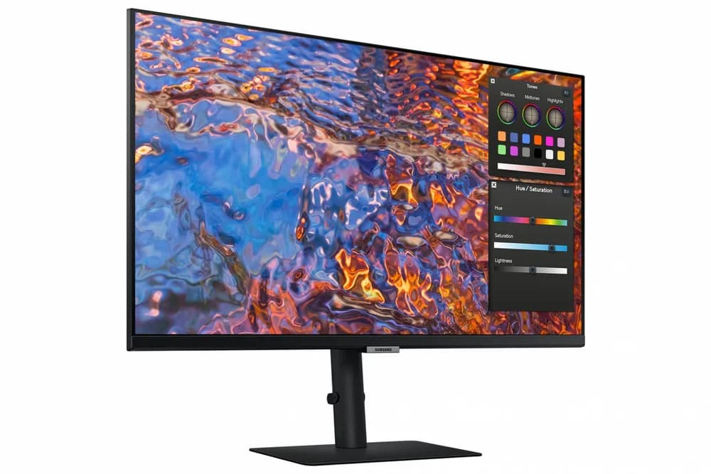 Monitor Samsung 27" LS27B800PXPXEN, Diagonal (inch): 27, Diagonal (cm): 69, Aspect ratio: 16:9, Panel: IPS, Resolution: 3840x2160, Refresh Rate: 60Hz, Response time GtG: 5ms, Brightness (max): 350 cd/m², Contrast (static) : 1000:1, Viewing angle: 178°/178°, Color Gamut Type: 98% DCI, Colours: 1.07B — miniatură
