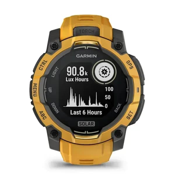 Smartwatch Instinct 3 45 mm, Solar, Sunburst with Sunburst/Grey Band"010-02934-02"