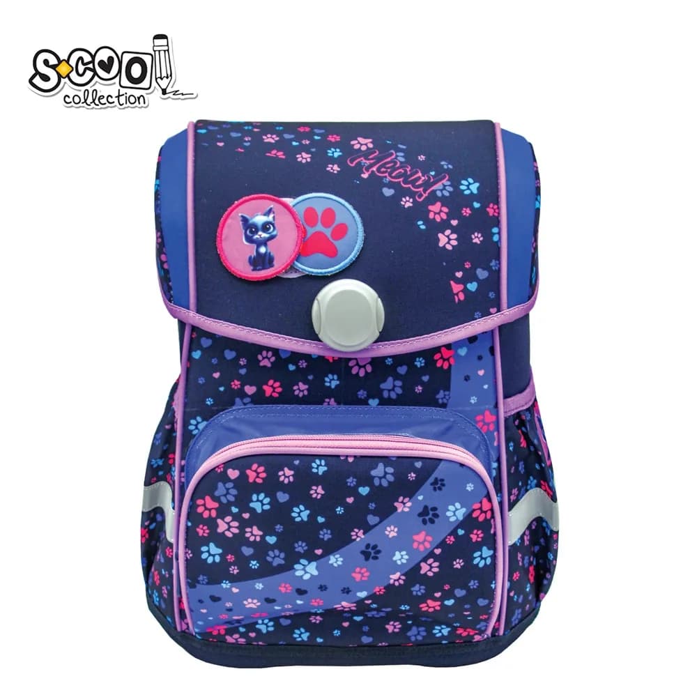 Ghiozdan anatomic Premium, 42x30x22 cm, MEOW - S-COOL