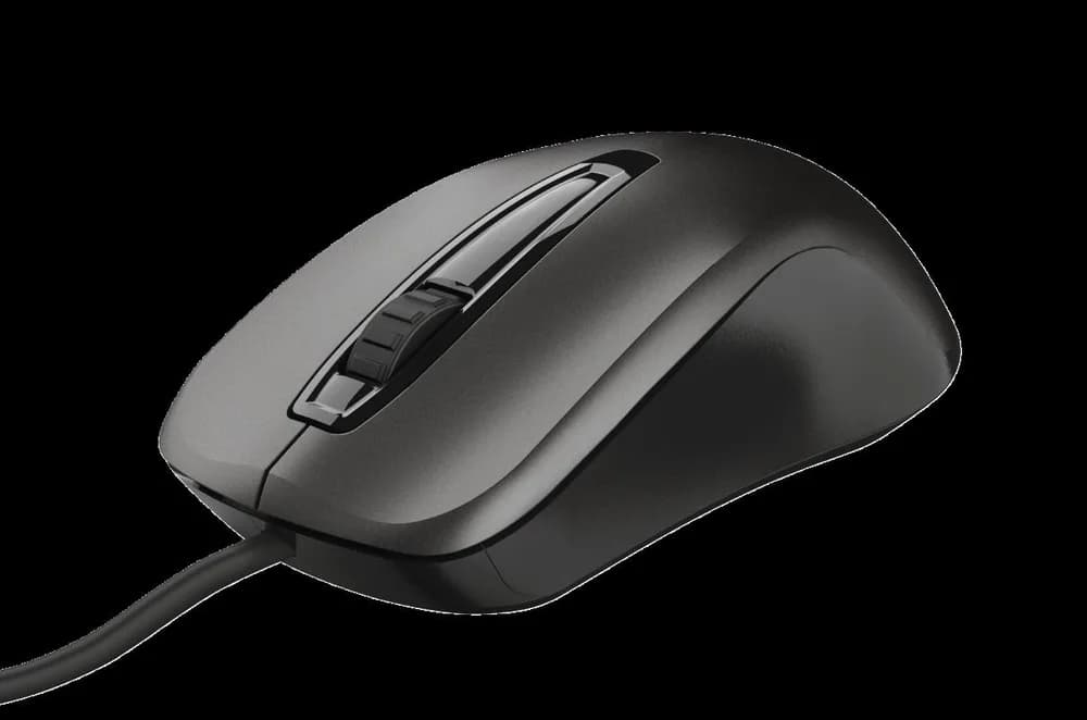 Mouse Trust Carve, 1200 dpi, Negru