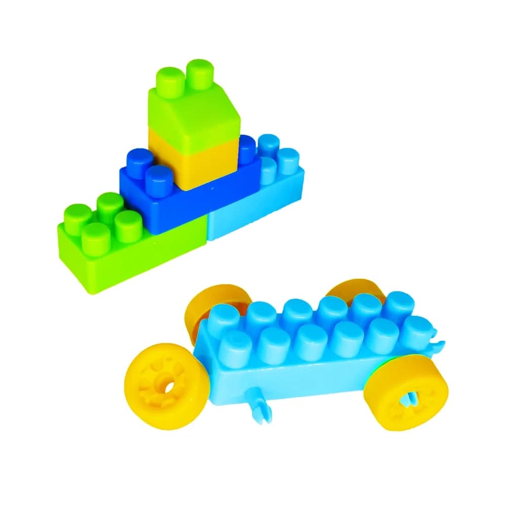 Cuburi constructii ambalaj mare, 320 piese/570g - ROBENTOYS — miniatură