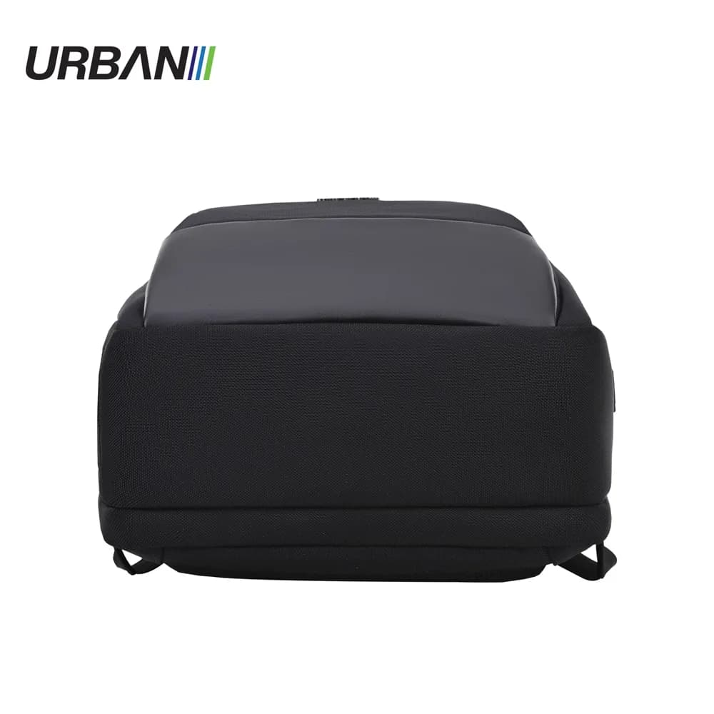 Ghiozdan compartiment laptop, URBAN BLACK, 43x29x12 cm - OFFISHOP — miniatură