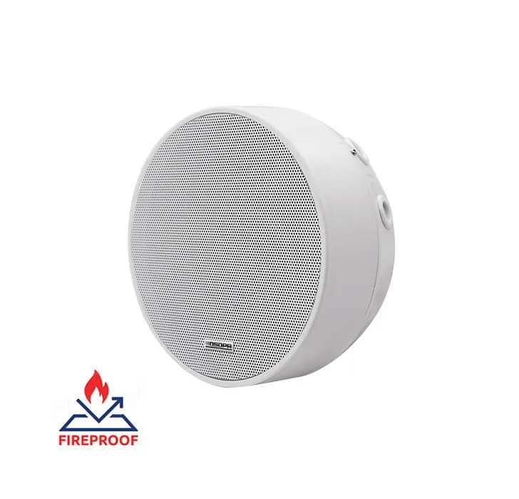 Difuzor de tavan ignifug Certificat EN54, 6.5", 100V (12W-6W-3W), DSPPA DSP5311EN