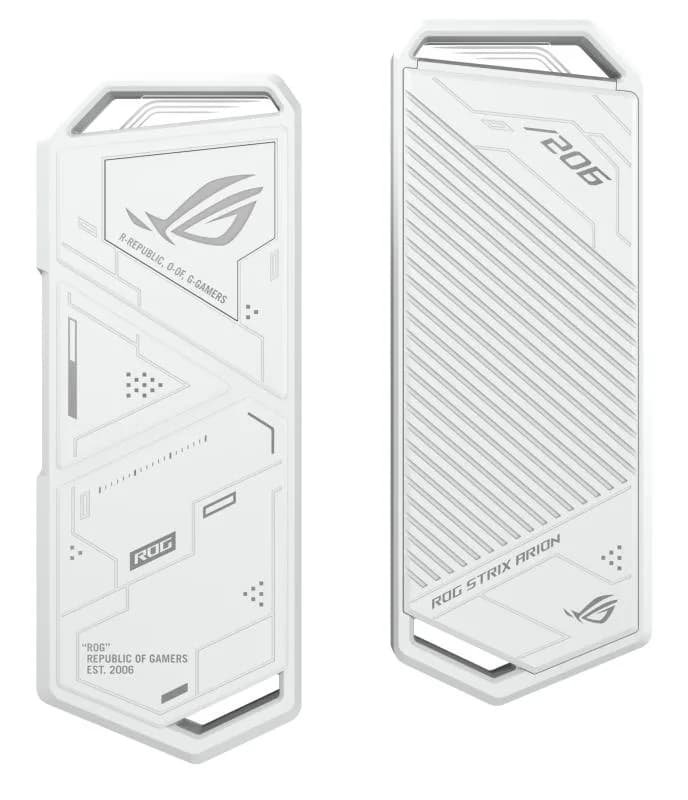 Rack extern Asus ROG Strix Arion, USB3.2 Gen 2x1 Type-C (10 Gbps), Dual USB-C, Alb "ESD-S1C/WHT/G/AS" — miniatură